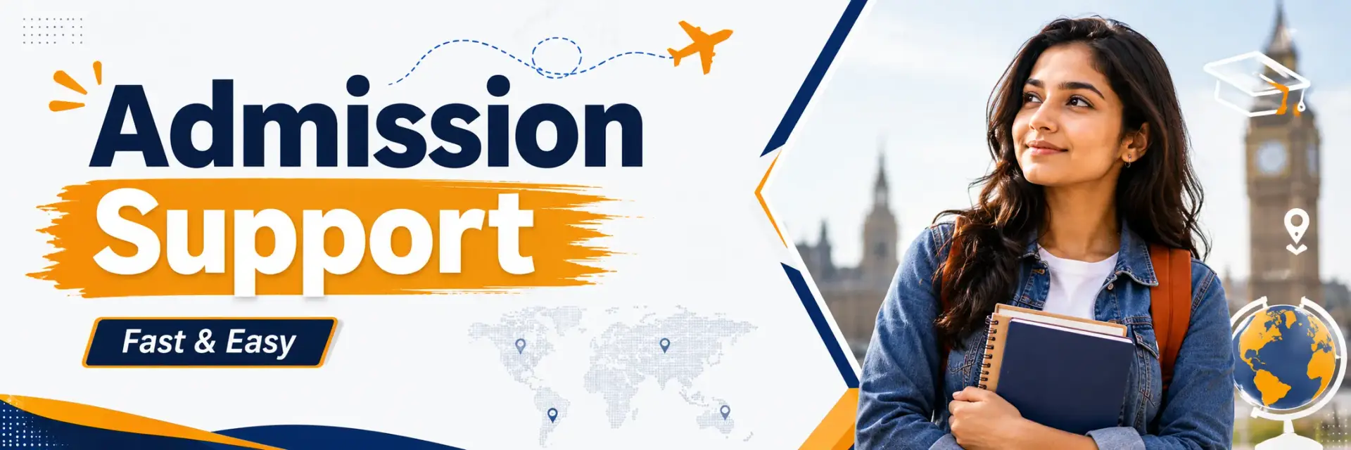 Admission Support for Study Abroad